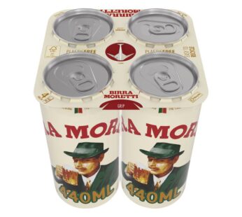 Birra Moretti Premium Lager Beer Bottle 4x440ml