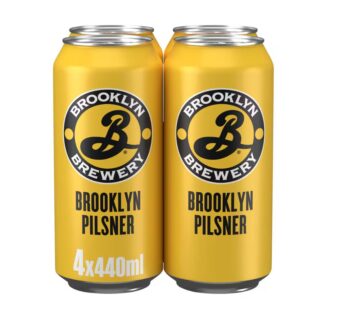 Brooklyn Pilsner Lager Beer Cans 4x440ml