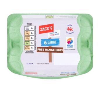 Jack’s 6 Large Free Range Eggs