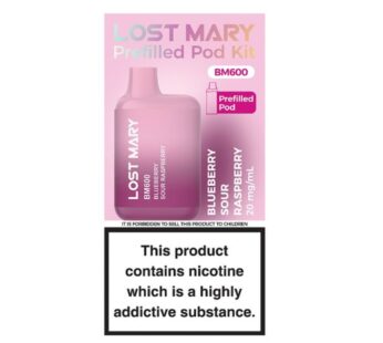Lost Mary BM600 Refill Pod Blueberry Sour Raspberry 20mg