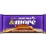 Cadbury Dairy Milk &More Nutty Praline Crisp Chocolate Bar