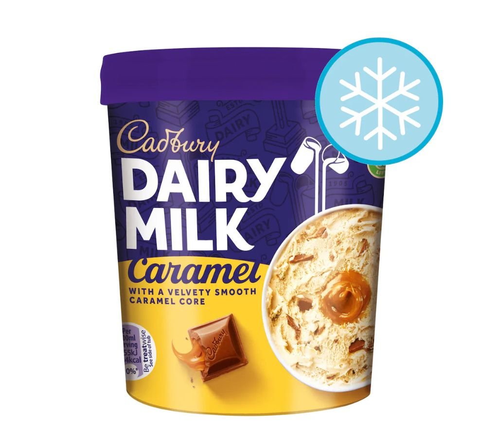 Cadbury Dairy Milk Caramel Ice Cream