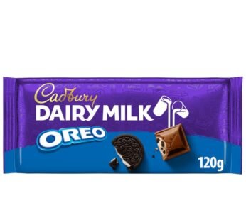 Cadbury Dairy Milk OREO Chocolate Bar 120g