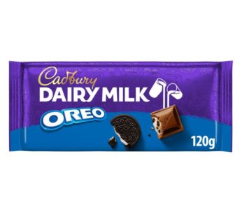 Cadbury Dairy Milk OREO Chocolate Bar 120g