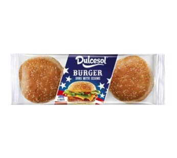 Dulcesol White Sesame Burger Buns