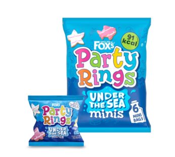 Fox’s Party Rings Mini Biscuits Multipack, 6 x 21g