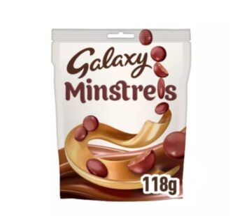 Galaxy Minstrels Milk Chocolate Pouch Bag 118g