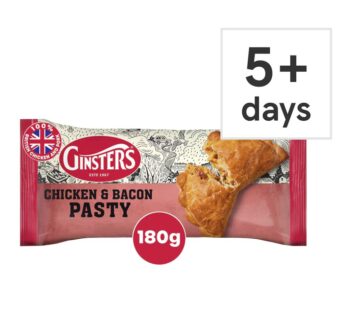 Ginsters Chicken & Bacon Pasty 180G