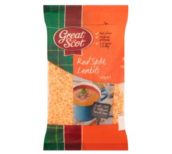 Great Scot Red Split Lentils 500G