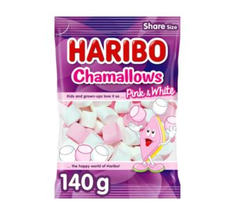 Haribo Marshmallows Chamallows Pink & White 140G