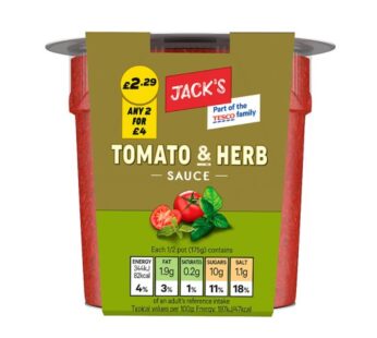 Jack’s Tomato & Herb Sauce 350g