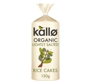 Kallo Organic Lightly Salted Wholegrain Rice Cake 130G