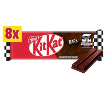 KitKat 2 Finger Dark Chocolate Biscuit Bar 8 Pack Multipack 165.6g