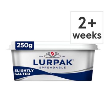 Lurpak Slightly Salted Spreadable Blend of Butter and Rapeseed Oil 250g