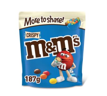 M&M’s Crispy Milk Chocolate Pouch Bag 187g