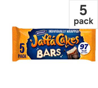 McVitie’s Jaffa Cakes Zingy Orangey Bars 5 Pack